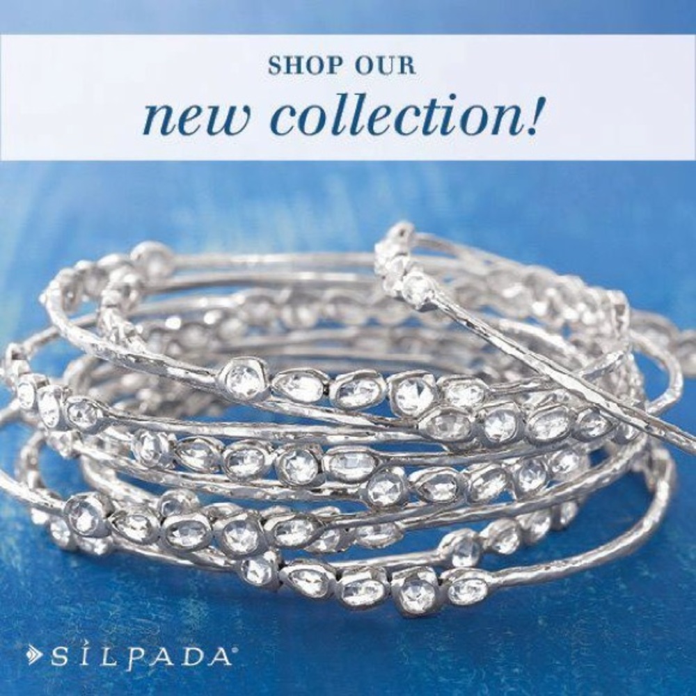 Silpada brilliance bangle bracelet 2 1/2” diameter - Picture 4 of 5